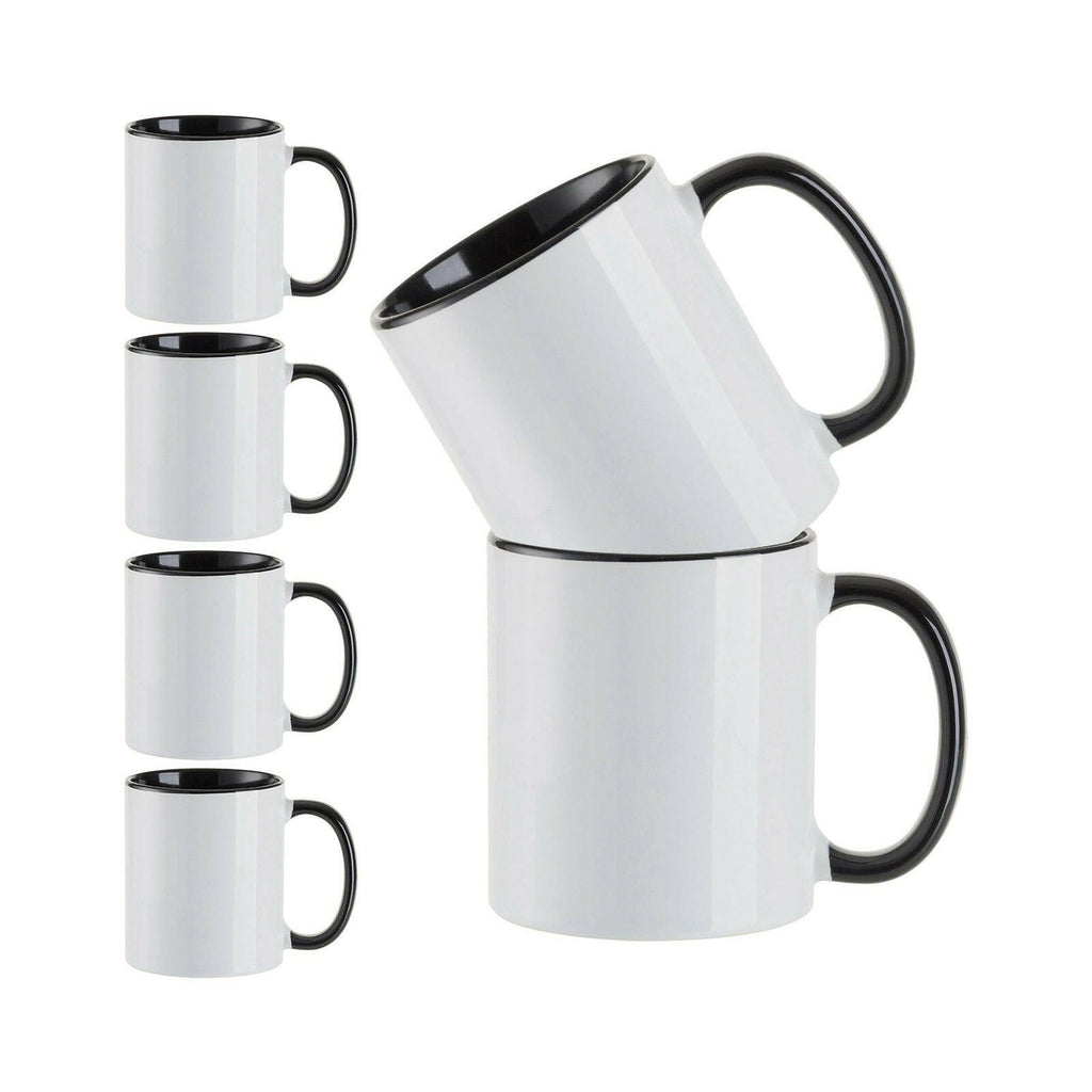 Craft Express 11oz Ceramic Sublimation Mugs: White Glossy Blanks