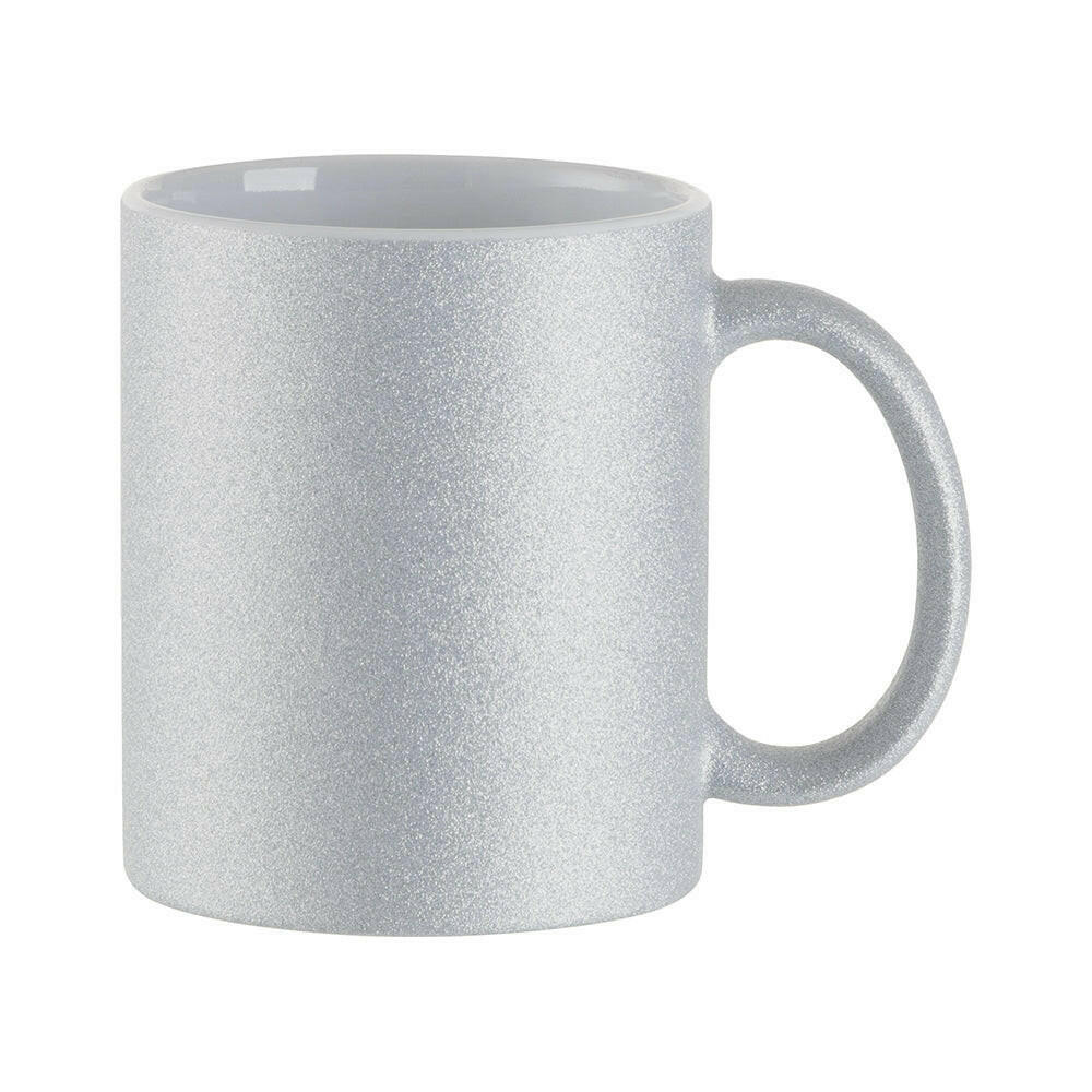 Craft Express 6 Pack 11oz Glitter Ceramic Sublimation Mugs – Sublimation-Ready Drinkware