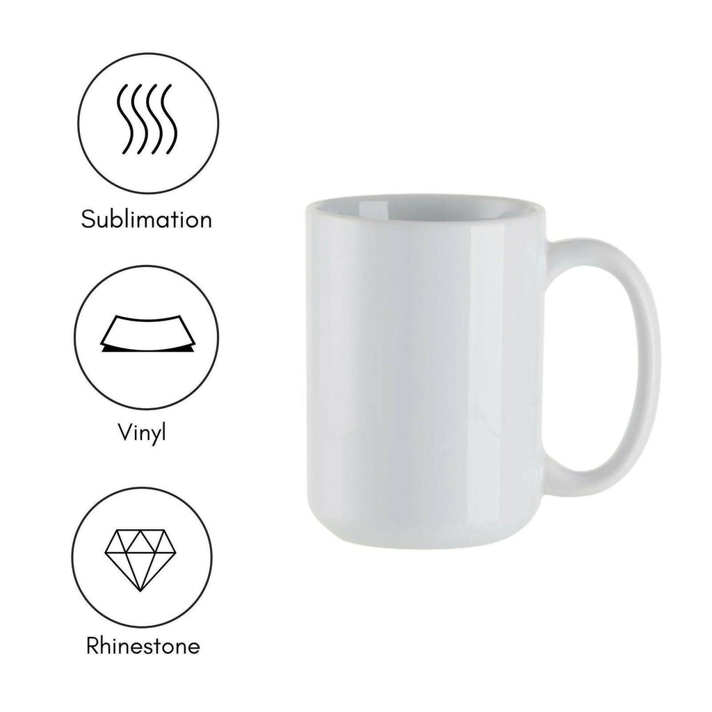 Craft Express 15oz Ceramic Sublimation Mugs