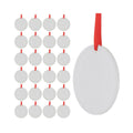 Craft Express 25 Pack 3 Inch Clear Acrylic Sublimation Ornaments
