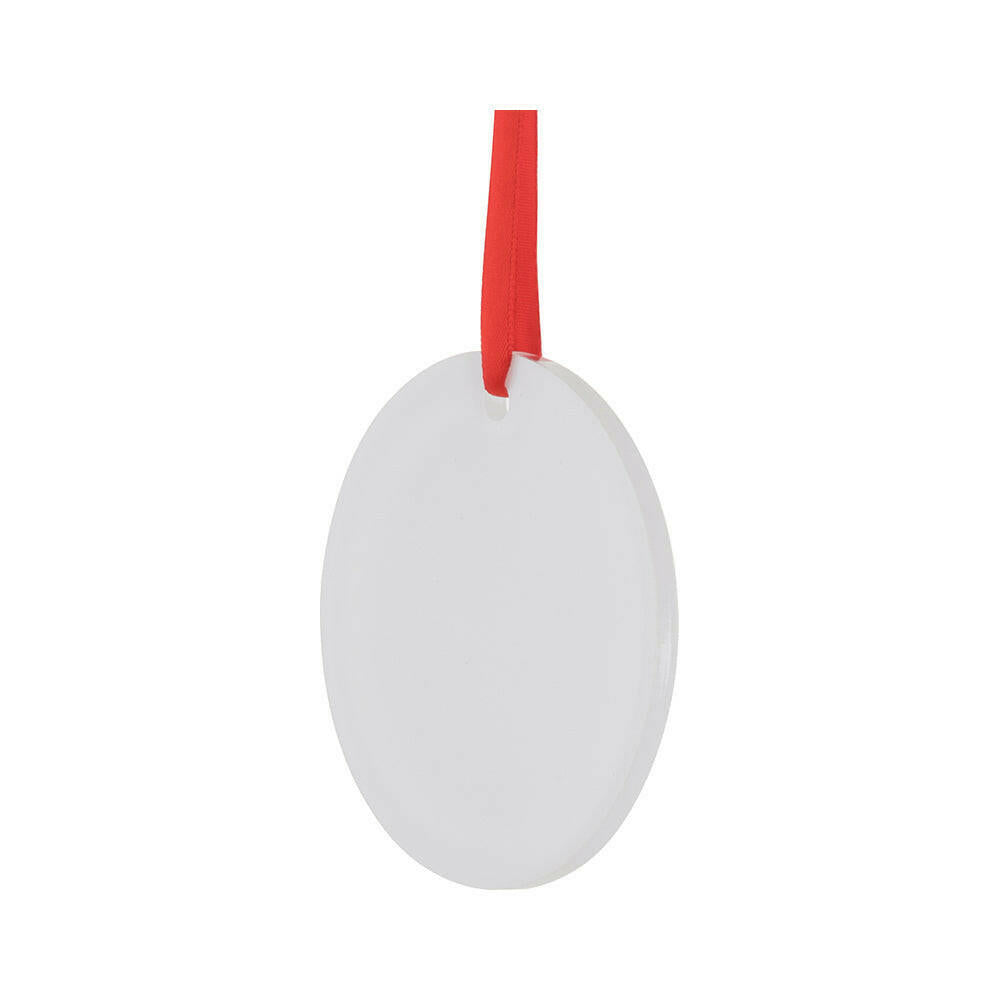 Craft Express 25 Pack 3 Inch Clear Acrylic Sublimation Ornaments
