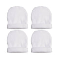 Craft Express 4 Pack Fleece Sublimation Baby Hats – Soft White Beanie Blanks