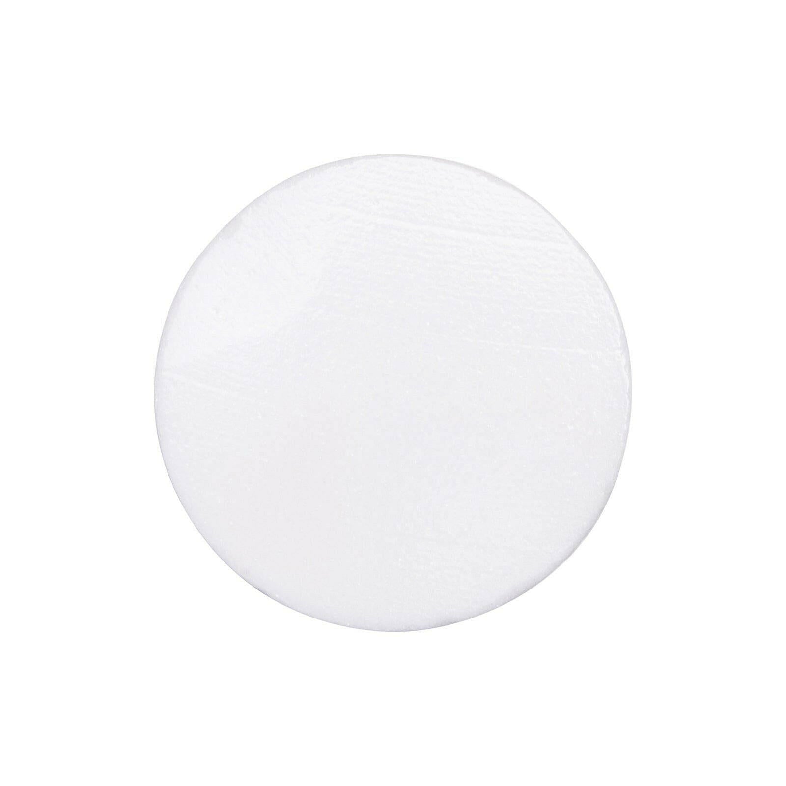 Craft Express 4 Pack Round Marble Sublimation Coasters – 4" White Stone Blanks