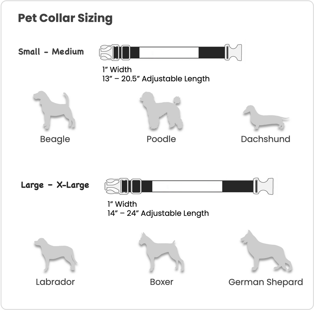 Craft Express 4 Pack Sublimation Pet Collars