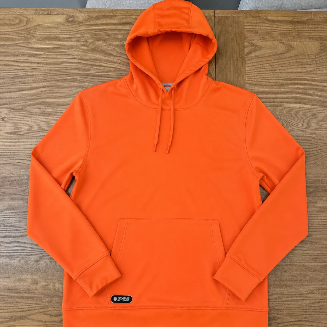 Orange NFL Combine Athletic Hoodie Size Small Unisex