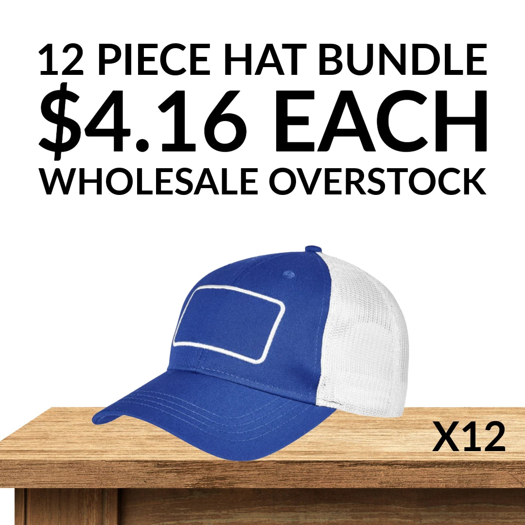 12 Blank Snapback Hats Wholesale Bulk $4.16 Each