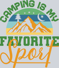 Camping Favorite Sport - STK01201 (DTF Transfers)