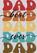 Best Dad Ever 2 - STK07037 (DTF Transfers)