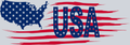 USA Flag 1 - STK06248 (DTF Transfers)