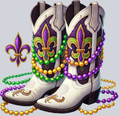 Mardi Gras Cowboy Boots - STK04029 (DTF Transfers)