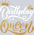 Birthday Queen Faux Glitter 2 - STK00571 (DTF Transfers)
