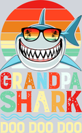 Grandpa Shark Doo Doo Doo - STK02418 (DTF Transfers)