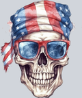 Skull Patriotic 5 - STK05544 (DTF Transfers)