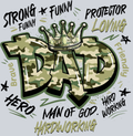 Dad Crown - Camo And Black - STK01573 (DTF Transfers)