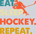 Eat Sleep Ice Hockey Repeat 2 - STK01819 (DTF Transfers)