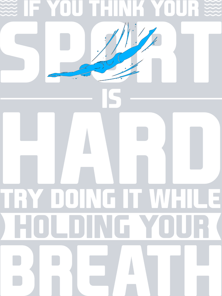 Sports If You Think Your Sport Is Hard White - STK05707 (DTF Transfers)
