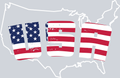 USA Flag 2 - STK06249 (DTF Transfers)