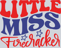 Little Miss Firecracker 2 - STK03634 (DTF Transfers)